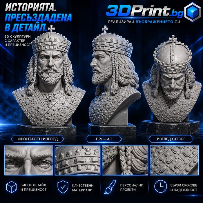 Бюстове и скулптури - Персонализирана изработка