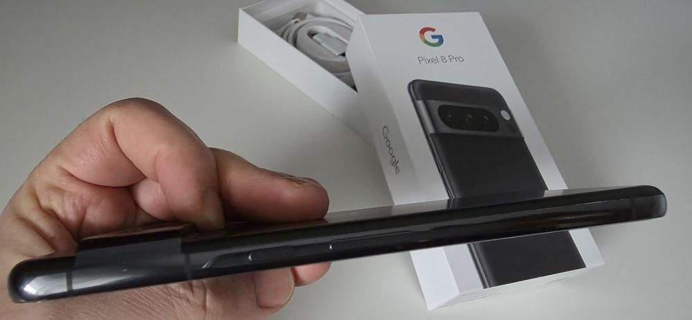 Telefon mobil Google Pixel 8Pro, 128GB, 12GB RAM, 5G, Obsidian