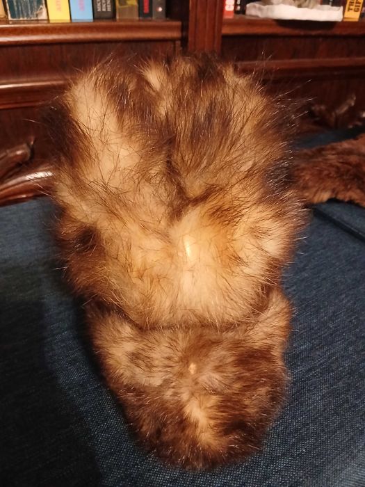 Pachet caciuli blana/piele naturala