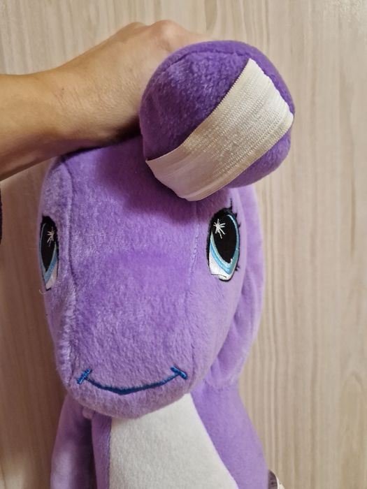 Разтегливо лилаво  пони