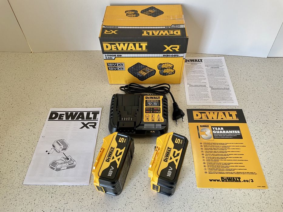 DeWALT Set De Baterii / Acumulatori XR. 18-54V. XR. / (Standard, Flexvolt, Powerstack, PowerPack.) Original, Nou !