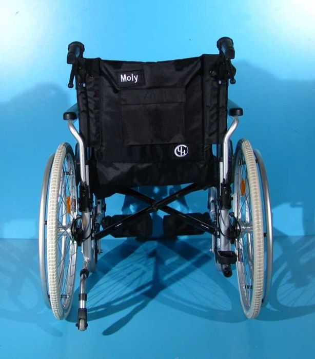 Scaun cu rotile din aluminiu Moly UHC - latime sezut 48 cm