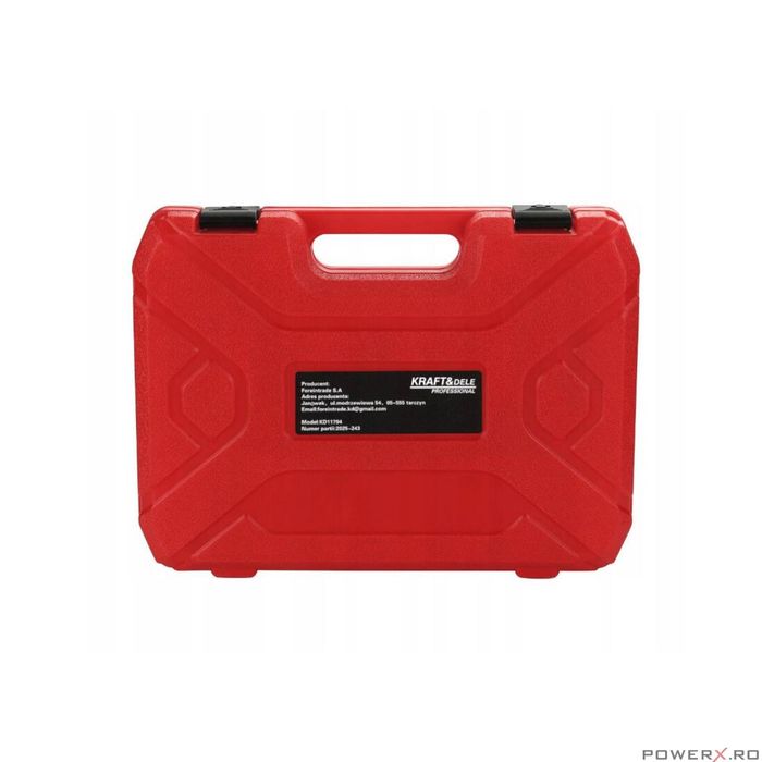 Trusa tubulare de impact, 1/2" kexagonale, 10 - 38mm, 20 piese, Kraft