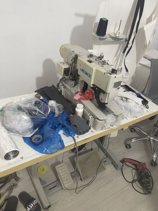 Продаем полностью ателье машинки,оверлогы,петельная,пугувчная