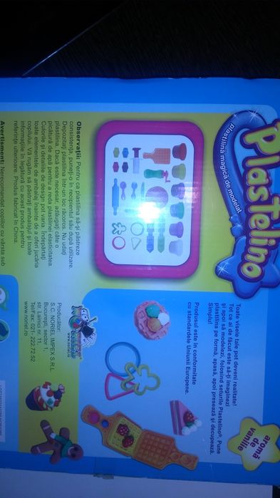 Joc plastilina - La cofetarie, Plastelino - UTILIZAT