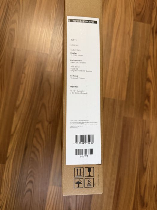 Laptop del 15 ,16gb
