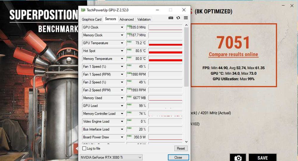 Видеокарта RTX 3080 Ti 12 Gb Gaming Pro