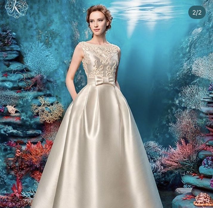 Элегантное свадебное платье