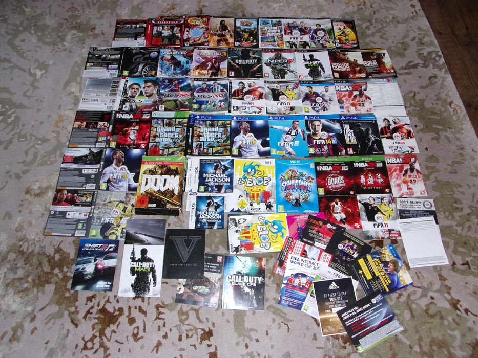 Carcase,coperti si carticele jocuri PlayStation diverse