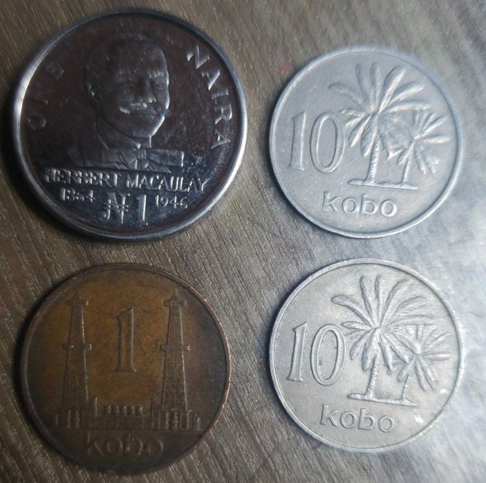 монети Нигерия 4 бр