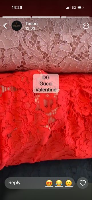 Платье из кружева Valentino