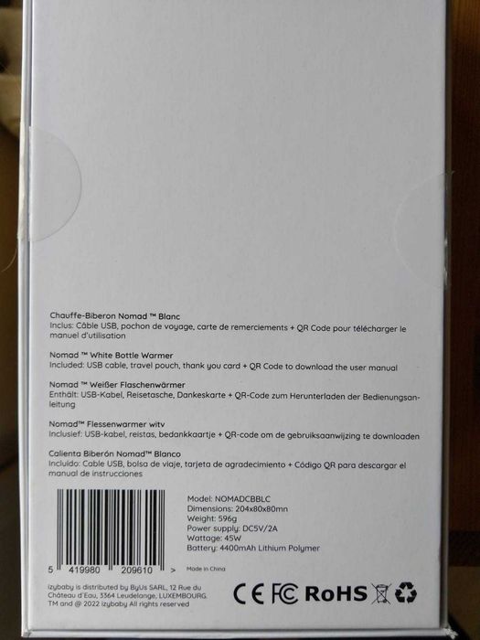 Izybaby Incalzitor portabil Smart, wireless