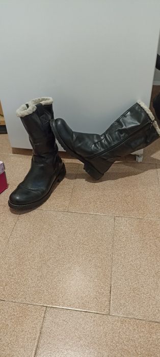 Топли дамски ботуши - номер 40