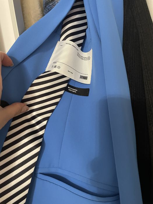 Синьо Стилно дамско сако