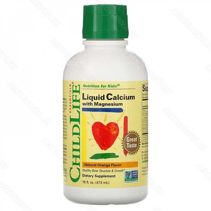 ChildLife Liquid Calcium Kalsiy Жидкий кальций Калций 474 мл