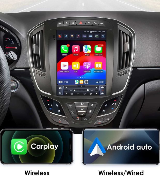 Мултимедия за Opel Insignia навигация вертикална Android вертикална