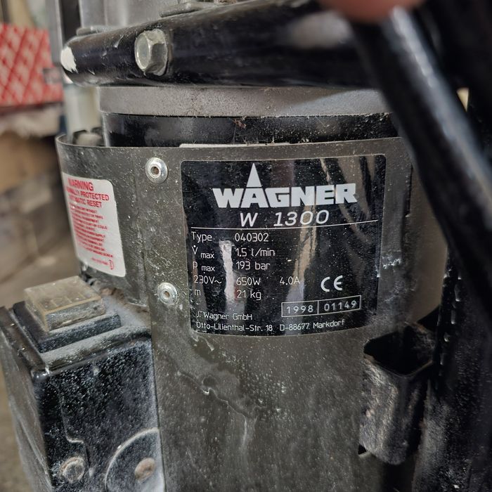 Професионална машина  безвъздушно боядисване  шпакловане wagner w1300