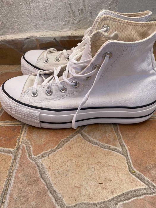 Converse бели кецове