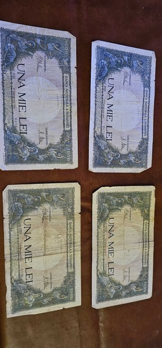 bancnote vechi una mie lei 1000 lei