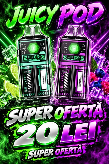Vape Juicy Pod 6000 Puffs Super oferta
