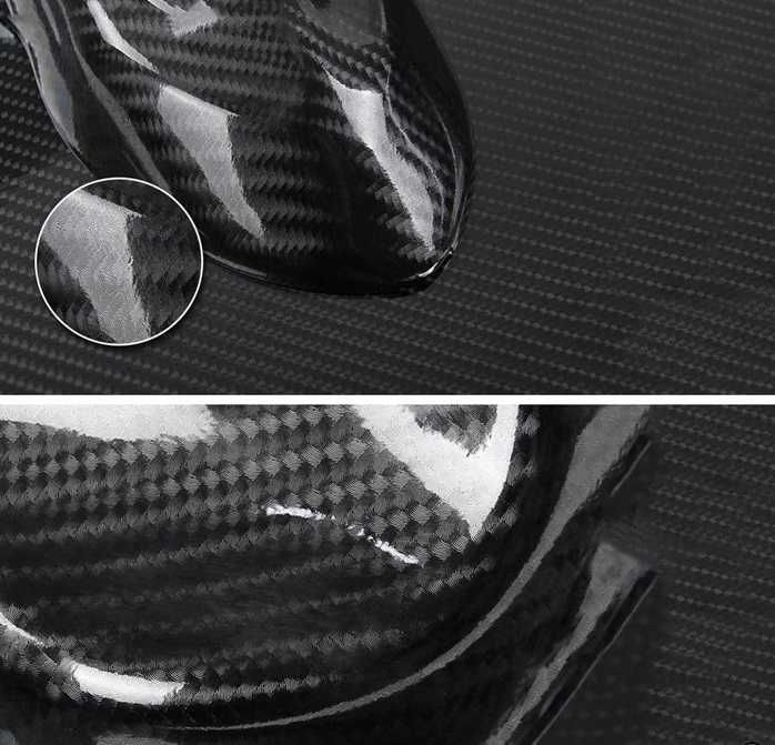 Фолио карбон гланц 7D - широчина 1.52м - черно