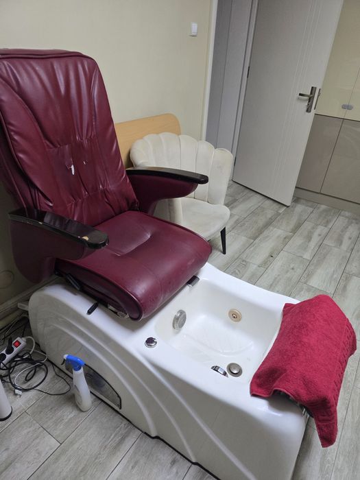 Scaun de pedichiura cu hidromasaj