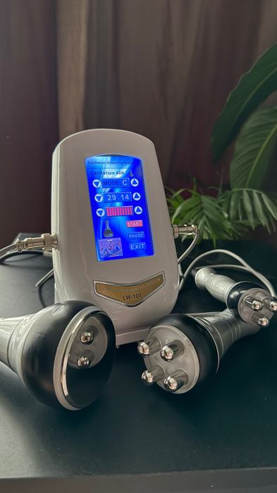 Aparat Cosmetic Profesional pentru Slabire 3in1 LCD,  RF, Cavitatie