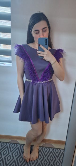 Rochie scurta mov