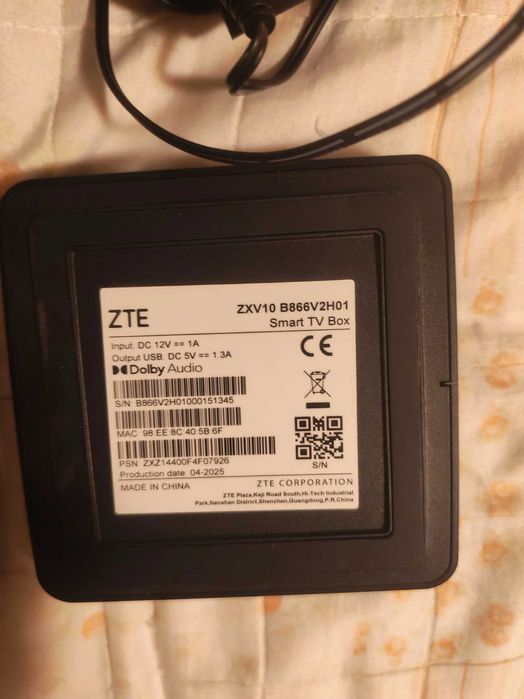 yettel smart TV BOX ZTE ZXV10 B866V2H01