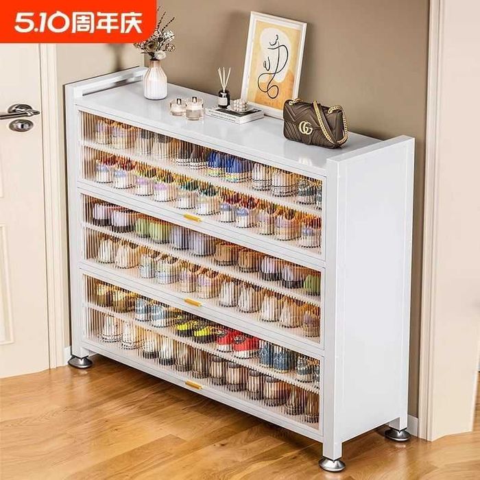 Шкаф для обуви из металла в коридор современный дизайн