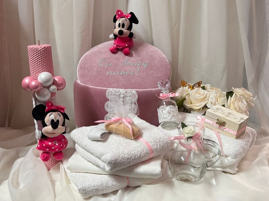 Trusou botez personalizat, lumanare botez personalizata, canta botez personalizata
