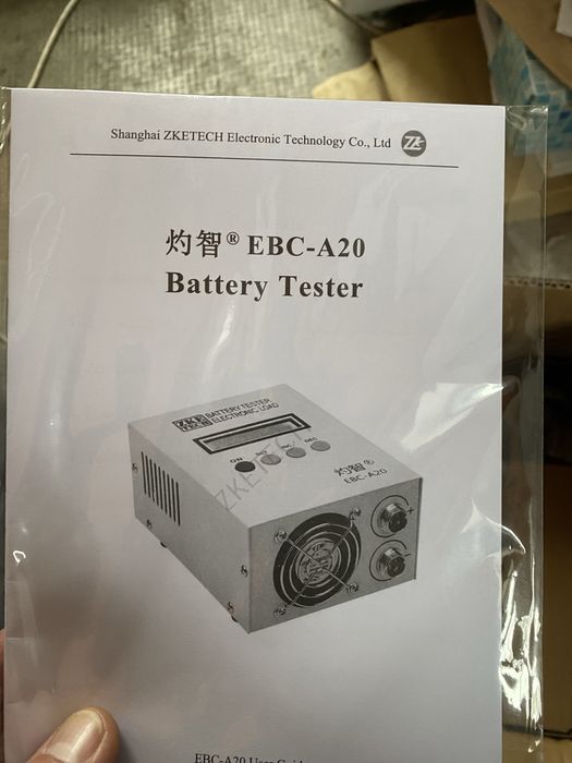 Tester capacitate baterii LiFePo4 Zketech EBC-A20