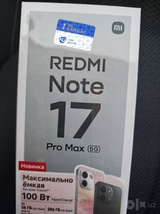 Redmi note 17 pro max srochna sotiladi