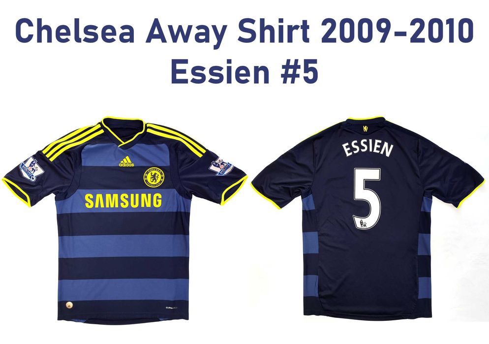 Chelsea Away Shirt Essien #5 - 2009 - 2010 M размер