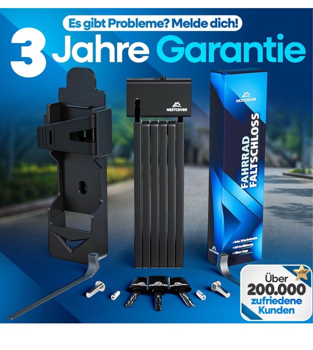 Сгъваема велосипедна ключалка NEXTCOVER