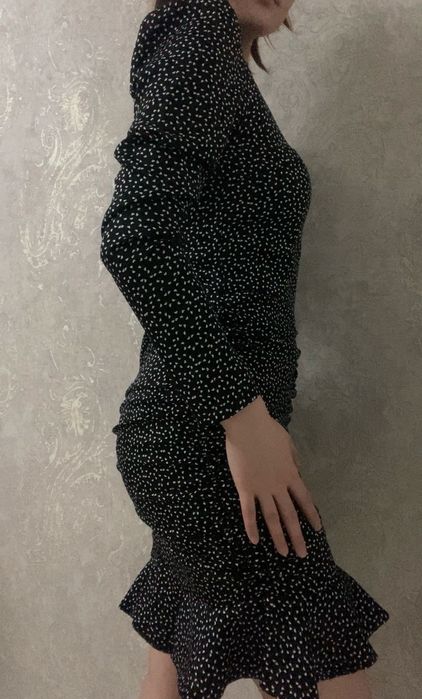 Платье коктейль, черное