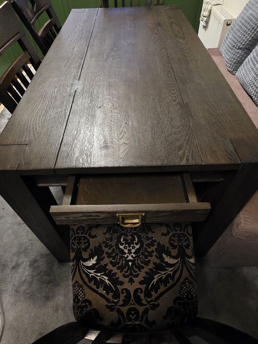 Masa stejar si scaune