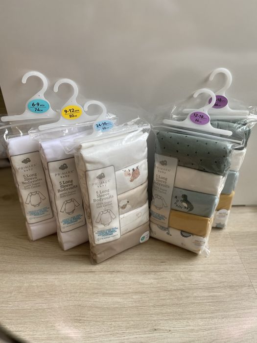 Бодита с дълъг ръкав 5 броя