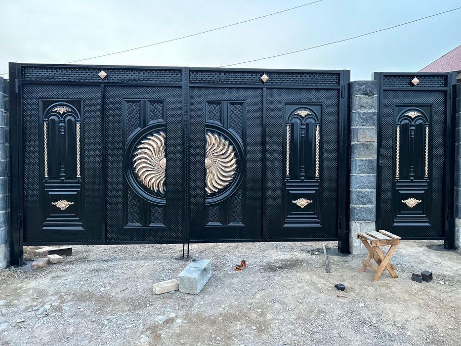 Ворота навес калитка