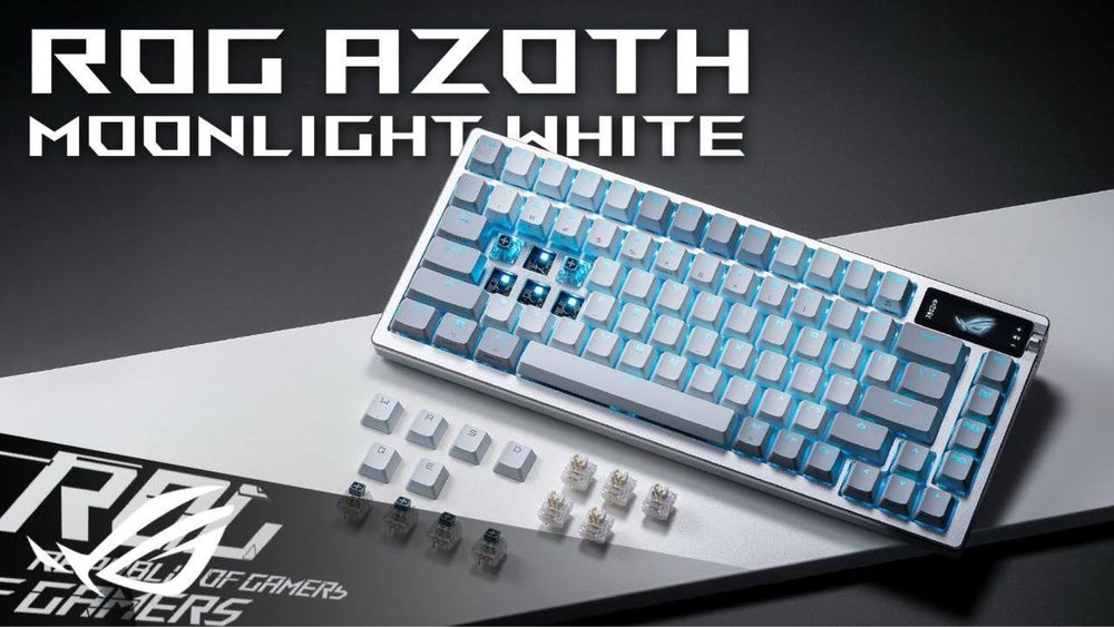 Клавиатура Asus Rog Azoth White