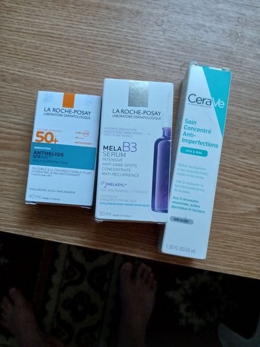 La ROCHE-POSAY UVA 60 LEI.ROCHE posay ser 80 LEI. Cera ve  50 DE LEI