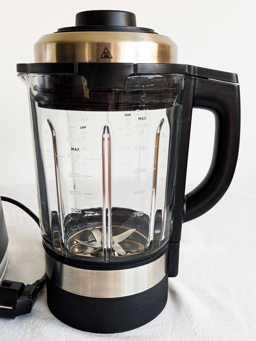 Blender TEFAL Ultrablend Cook BL962B38, 1.75l, 1300W, 10 trepte viteza, argintiu-negru