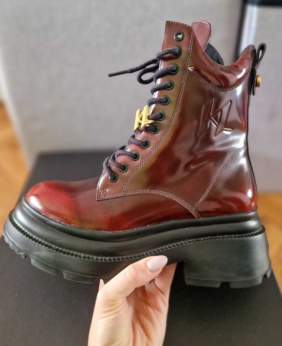 Кожени кубинки Karl Lagerfeld Danton