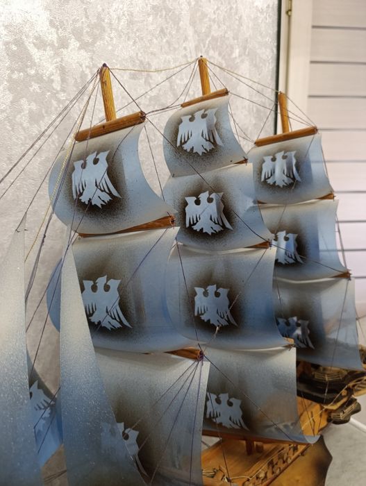 Корабль дерево ручная работа -14000