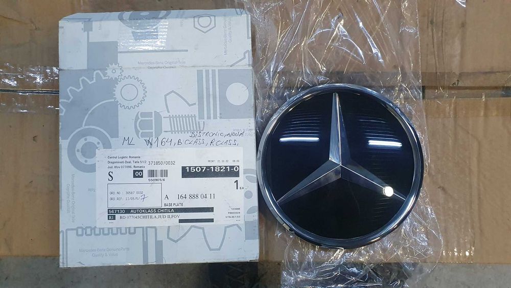 emblema/sigla Mercedes ML W164 B Class R Class Nou Original