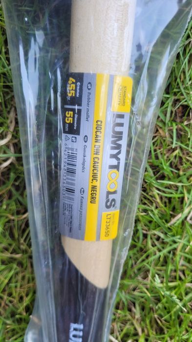 Ciocan din cauciuc negru LumyTools 455 g – Nou