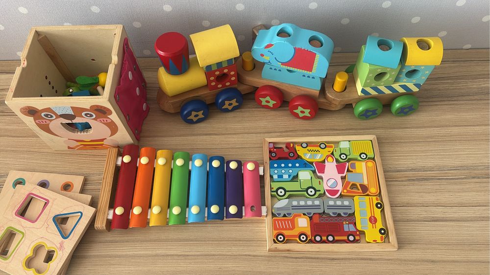 СРОЧНО Пакет детских игрушек + деревянные игрушки