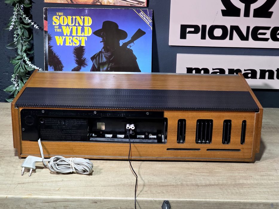 Sistem audio vintage GRUNDIG, receiver RTV-600,boxe box 525,retro hifi
