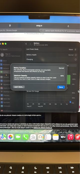 MacBook Pro 16inch 2021 M1 Pro 16GB RAM 512GB SSD