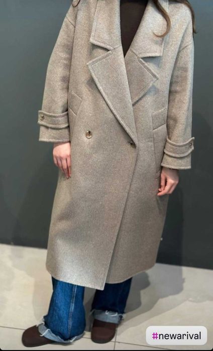 Вълнено женско палто